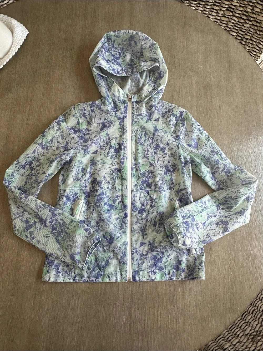 Ivivva Hit The Field Jacket Size 12 Waterproof Windbreaker Lululemon Kids